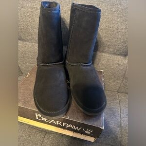 Bearpaw Black Suede Boots